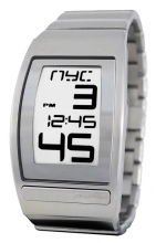 E Ink World Clock Metal Bracelet